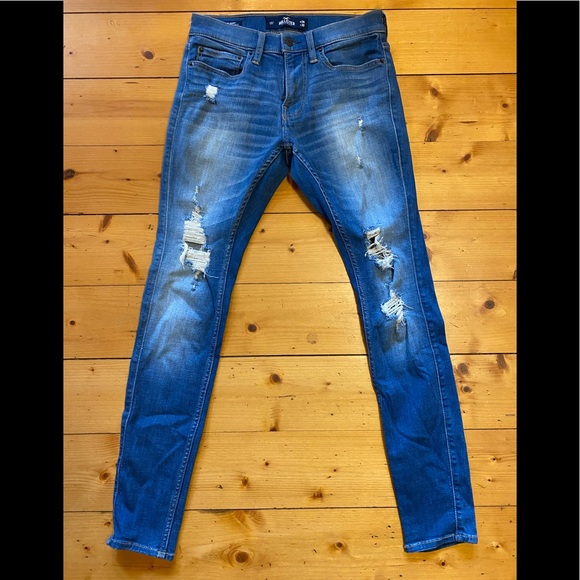 Mens Hollister Extreme Skinny Jeans 
